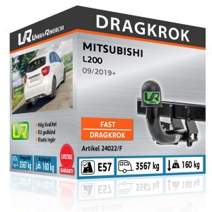 dragkrok till mitsubishi l200